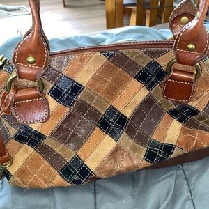 Vintage Fossil Handbag and Wallet